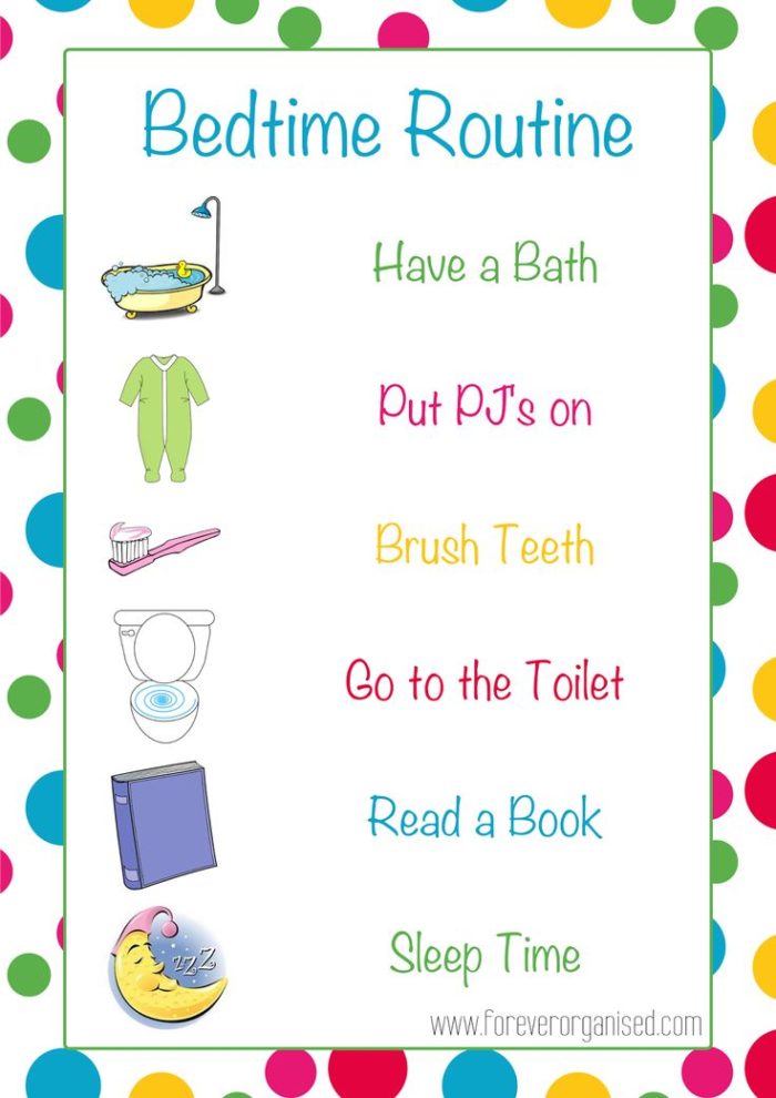 Bedtime Routine Clipart bedtime-routine-clipart
