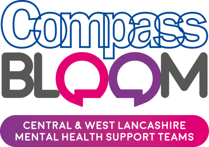 Compass BLOOM Central and West Lancashire Mental Health Support Teams logo