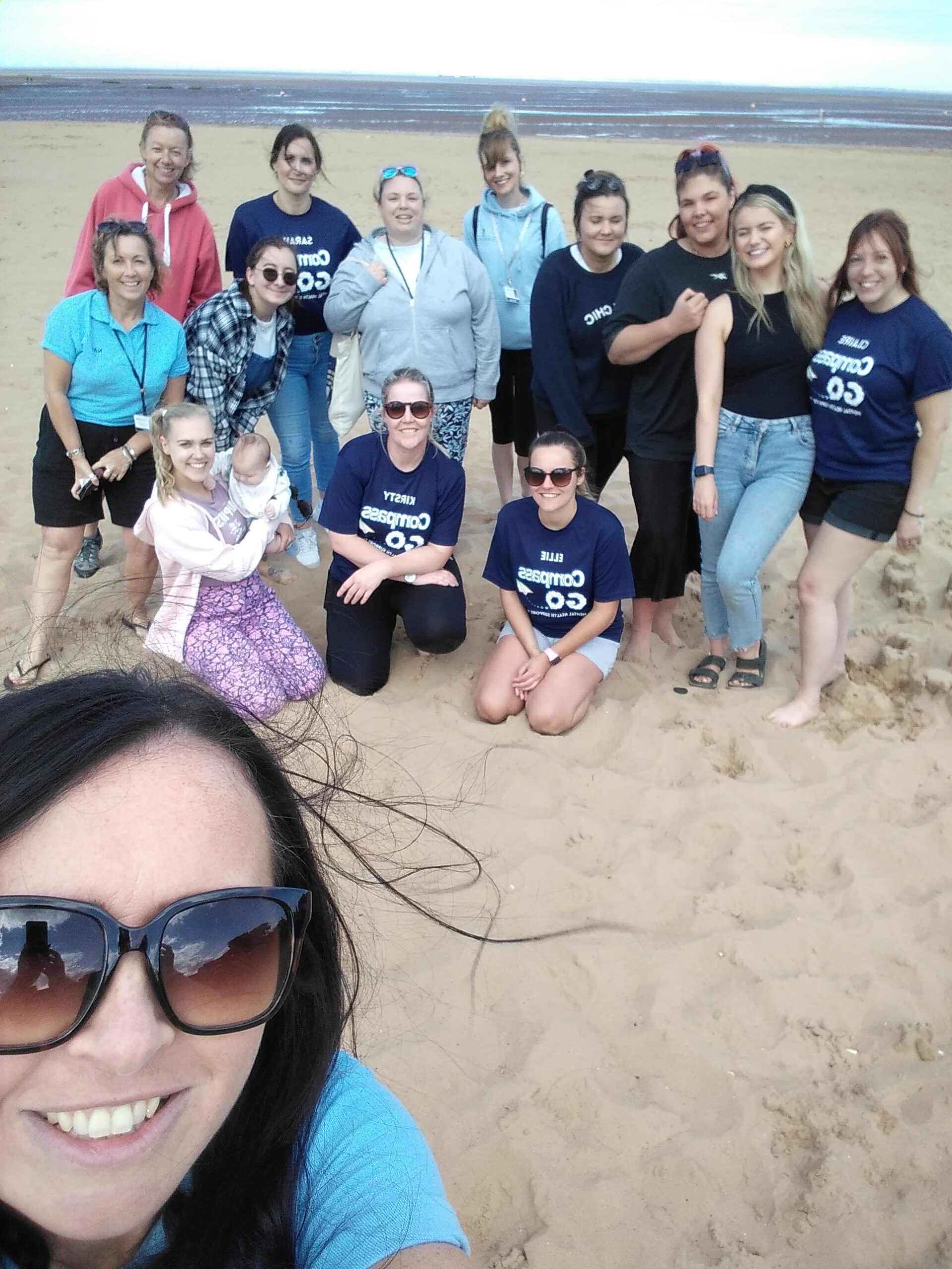 Compass GO beach selfie