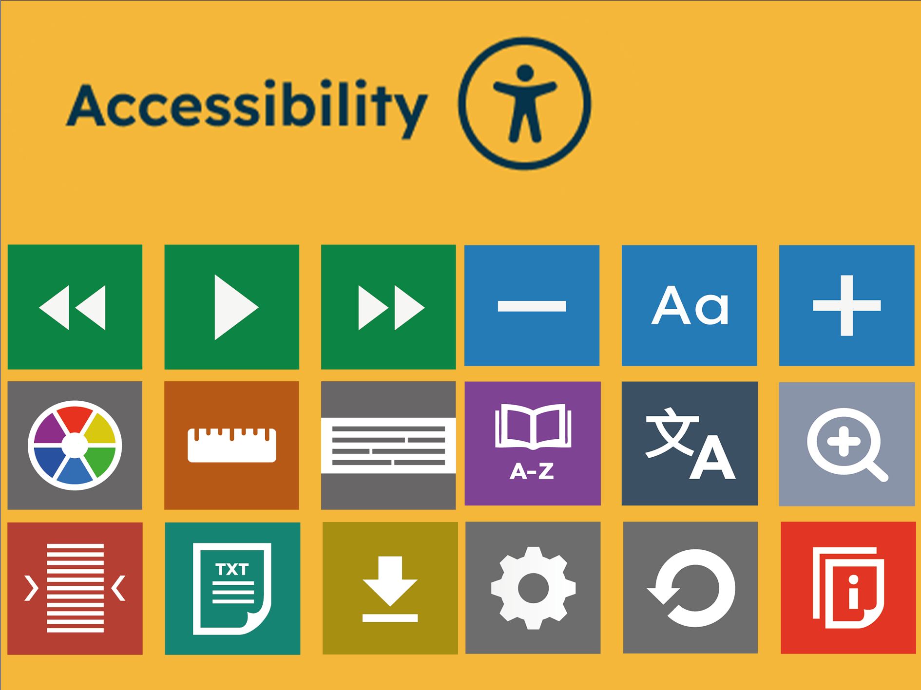 accessibility icons features